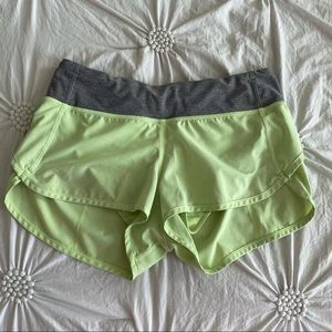 lululemon 2.5” speed up shorts